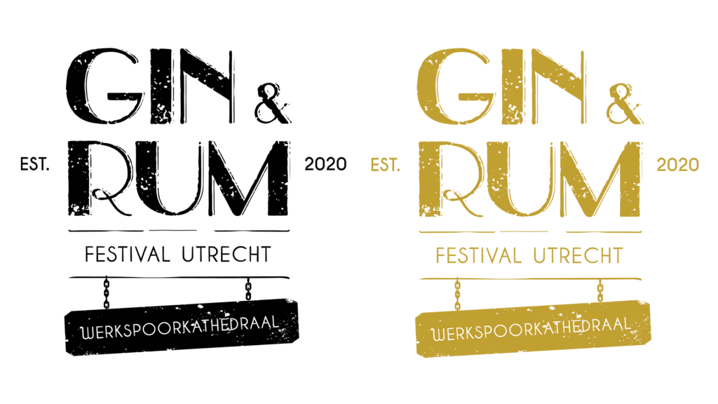 Logo uitwerkingen Gin en Rum festival