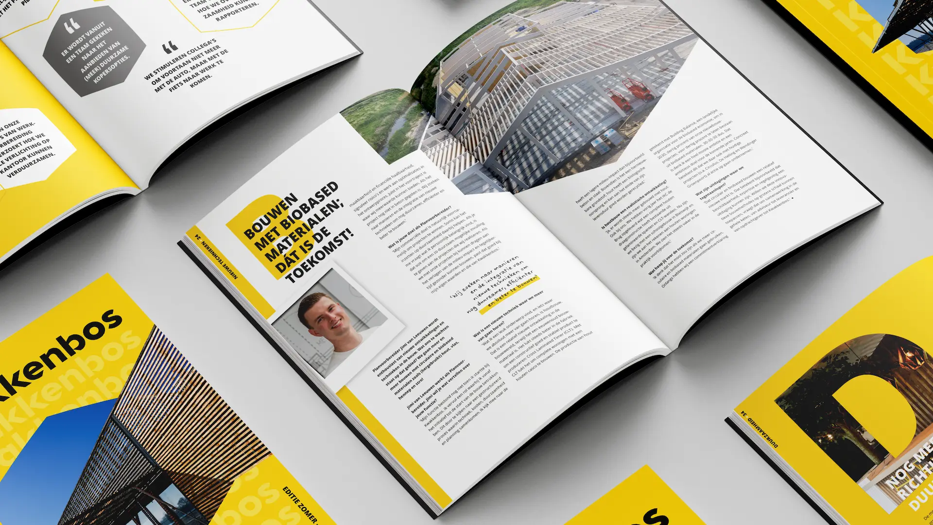 Kwakkenbos-magazine-Free_Book_Mockup_8 deurhanger van Leasetoppers tussen de ruitenwisser van de auto. Fotografie voor Leasetoppers